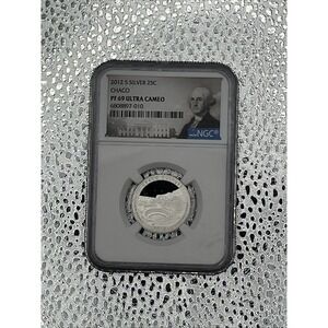 2012 S SILVER QUARTER 25C CHACO NGC PF 69 ULTRA CAMEO Coin Collecting